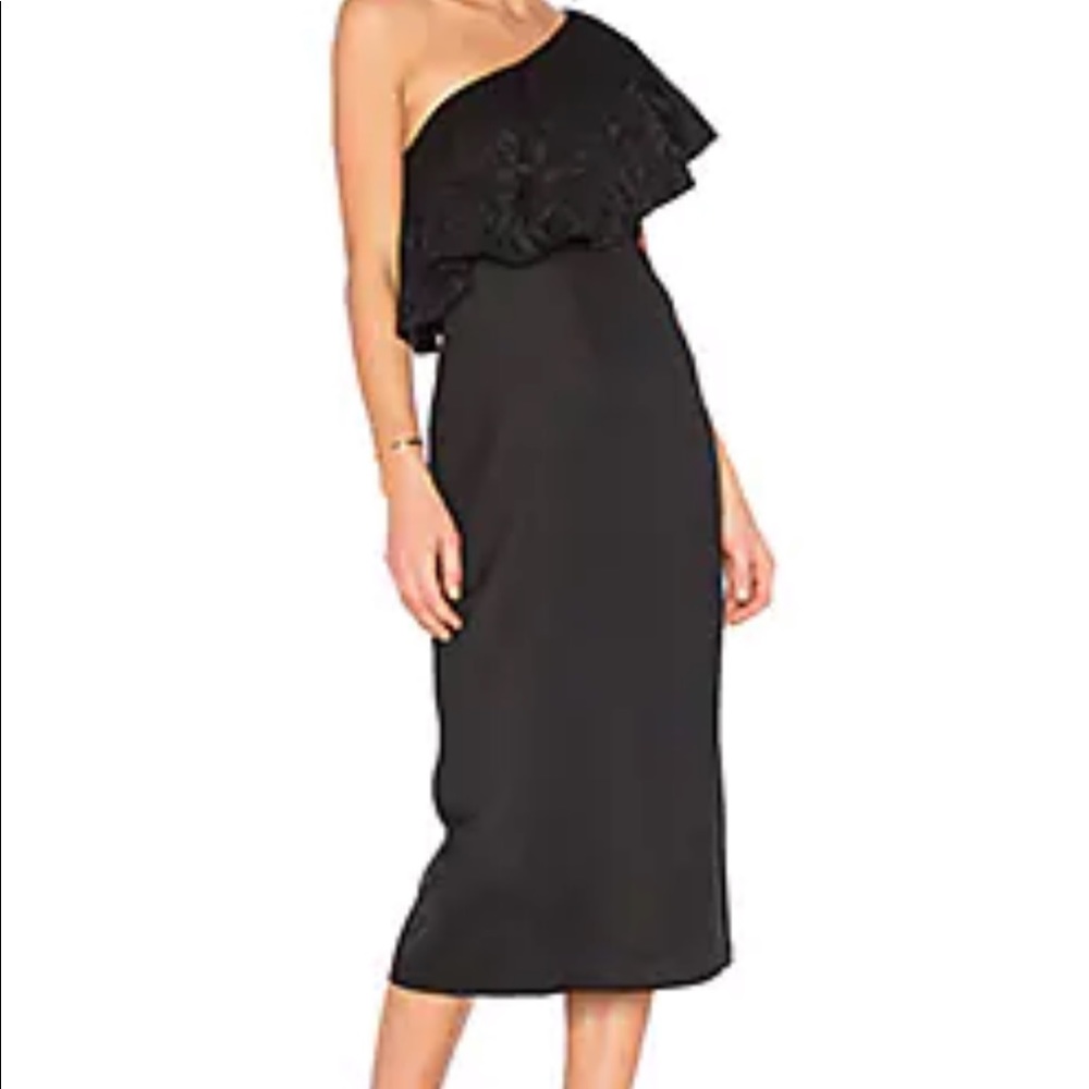 Gorgeous Mara Hoffman embroidered one-shoulder dress, size Small